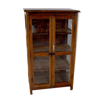 Tek window cabinet / four interior compartments / twelve glass panels