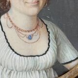 Miniature bust portrait of a woman, early 19th century