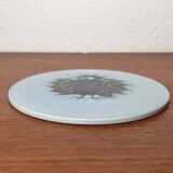 Mid-Century Modern Danish design plate Crazy Bird by Beth Breyen for Royal Copenhagen