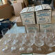 Lot de 12 verres à eau christel d’arques 14 cm