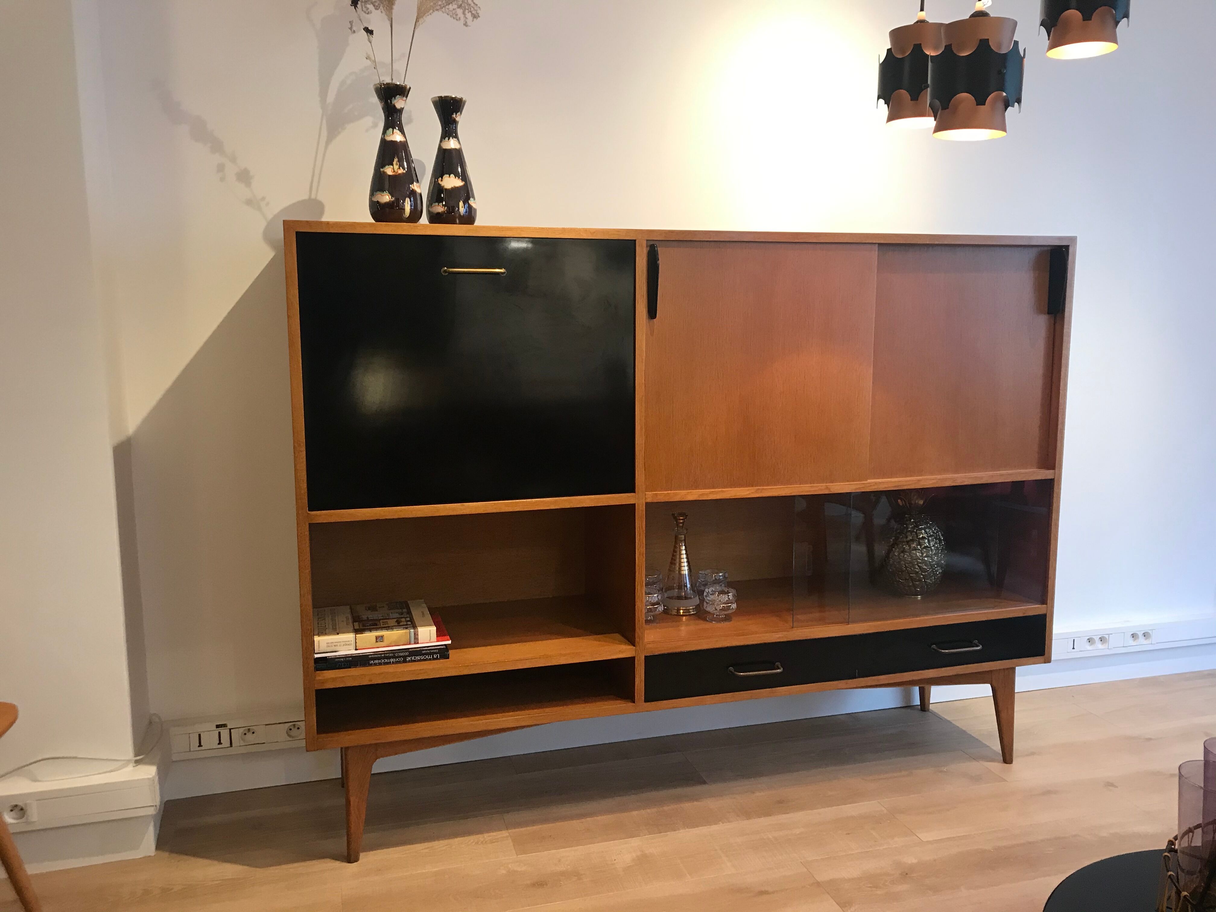 Buffet Bar vintage secretary of Charles Ramos France 1960