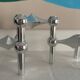 3 Stoff de Nagel candlesticks