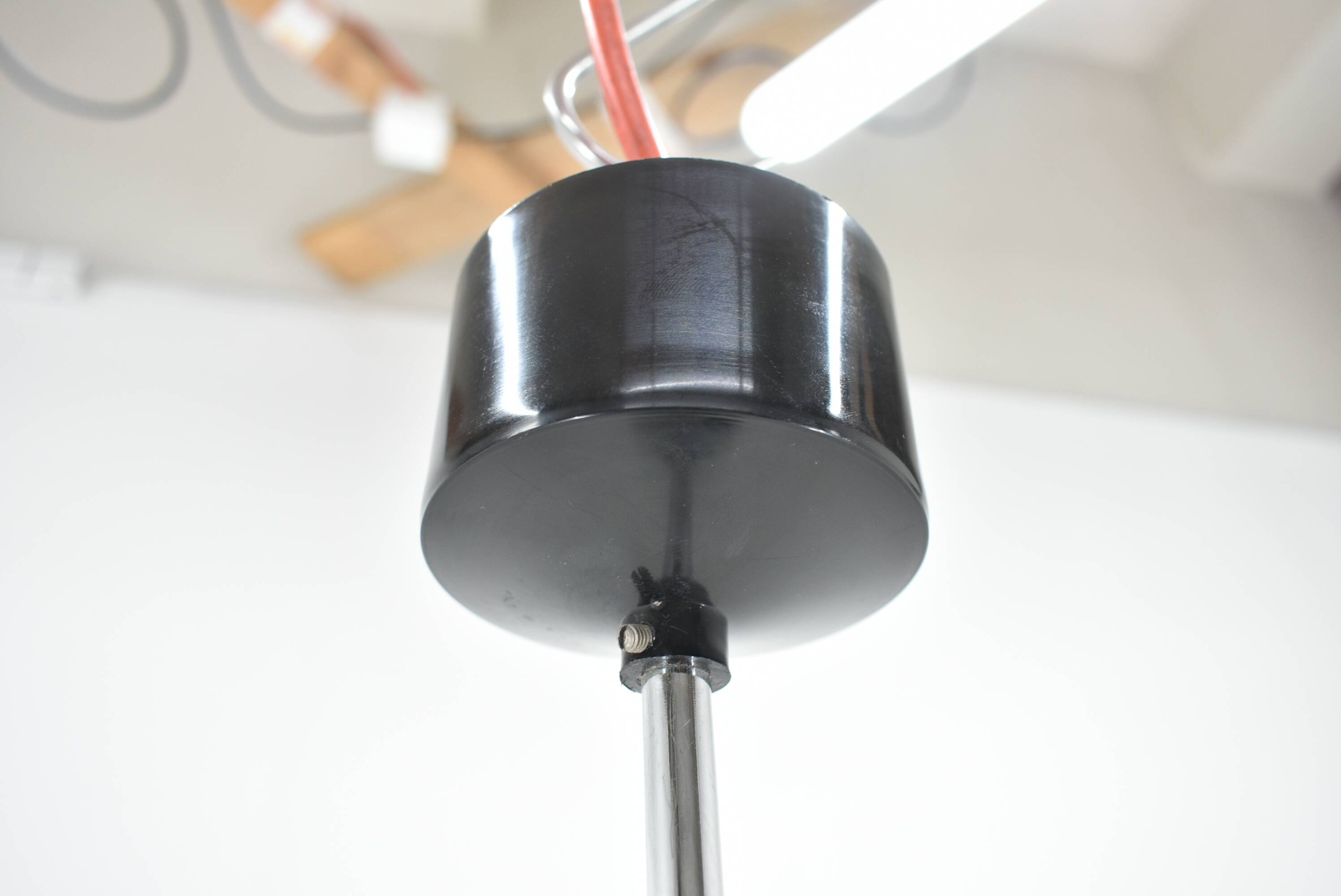 Mid-Century Glass Pendant by Jaroslav Bejvl for Kamenicky Senov, 1960's