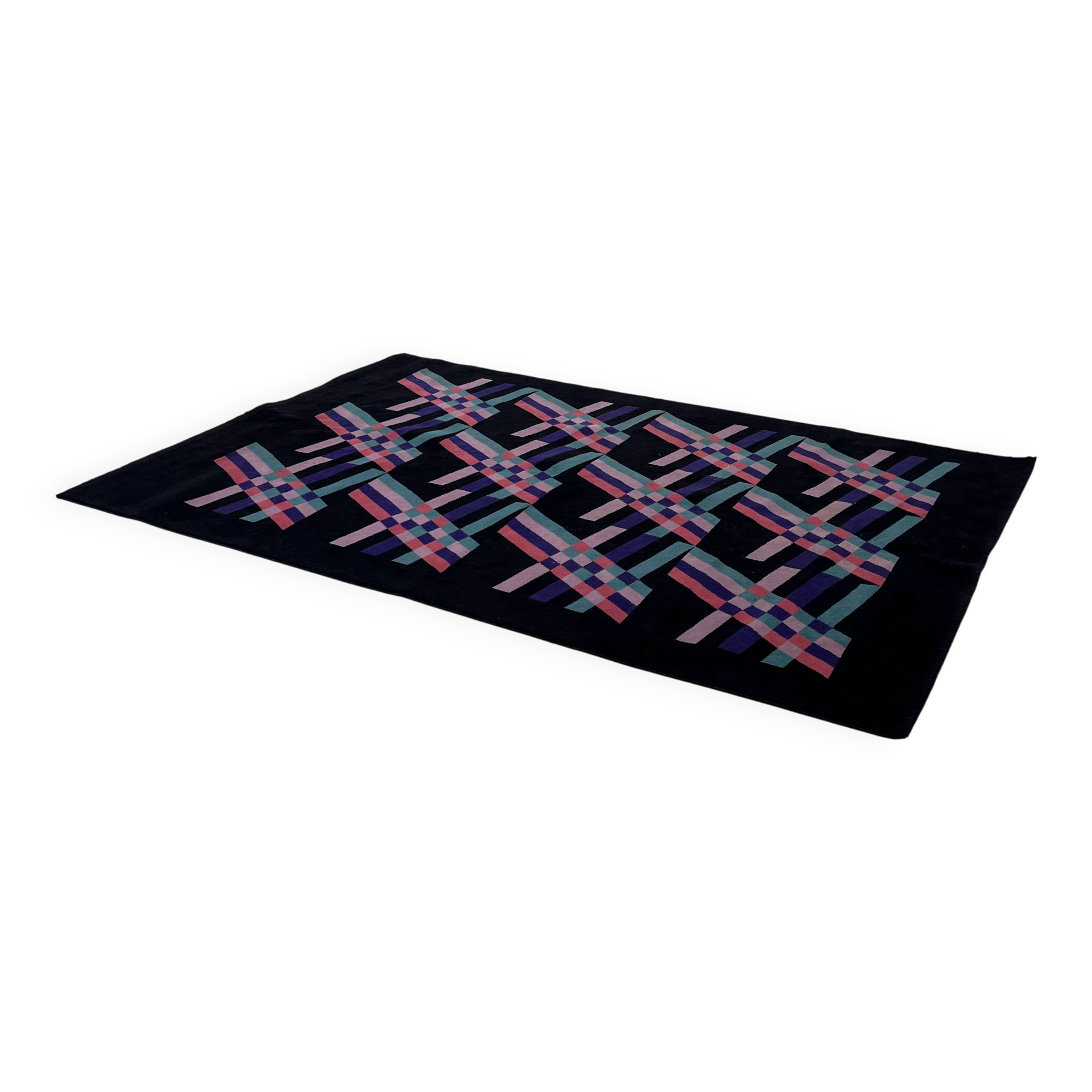 Tapis aux formes géométriques par Missoni, 1980