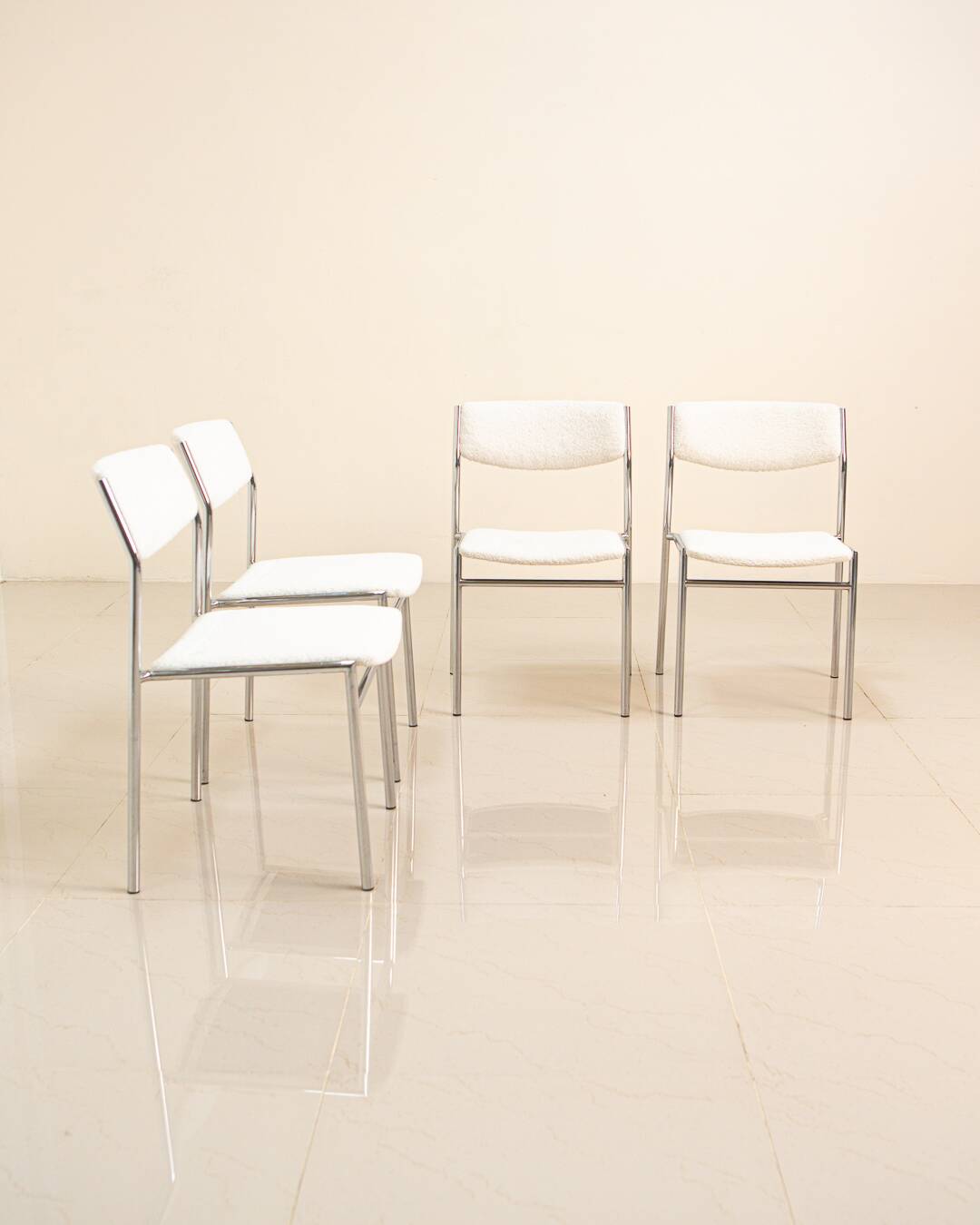 Set of 4 chairs by Gijs van der Sluis 60's
