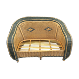 Rattan bench