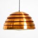 Original 1960s copper slat pendant lamp by Hans-Agne Jakobsson for Markaryd