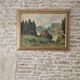 Oil Painting on Canvas Mountain Landscape Forest Vosges Signed S Capello