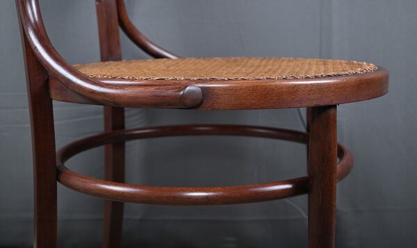 Fauteuil en hêtre courbé, maison Baumann – début XXe