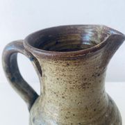 Large vintage pitcher in pyrite stoneware