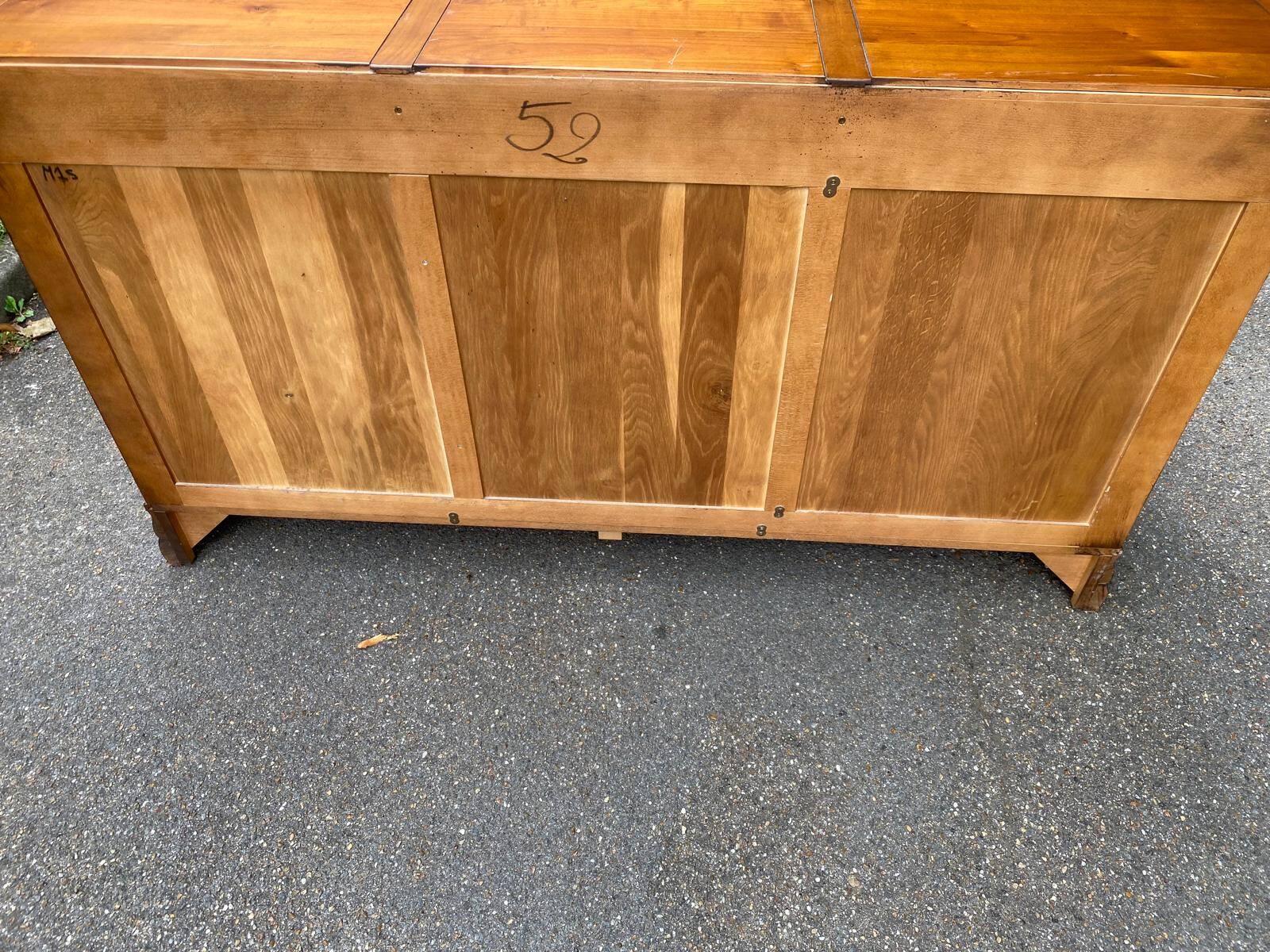 19th century Louis Philippe solid oak sideboard