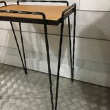 Wrought iron side table