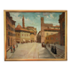 View of Florence, oil on canvas signed Desmet