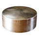 Circular silver-plated candy box, Art Deco period