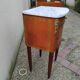 Antique vintage Louis XVI bedside table