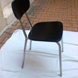 Vintage chair in black formica