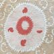 Nappe brodée à la main vintage 130x153 cm