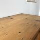 Farmhouse table with 2 large drawers
