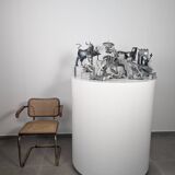 Groupe sculptural « D'après Picasso » en métal, hommage à Guernica, fin du XXe siècle