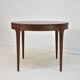 Vintage round Scandinavian table from the 60s, teak legs.