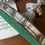 English silver plated candlestick duo "Falstaff"