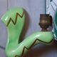1950s ceramic wall light