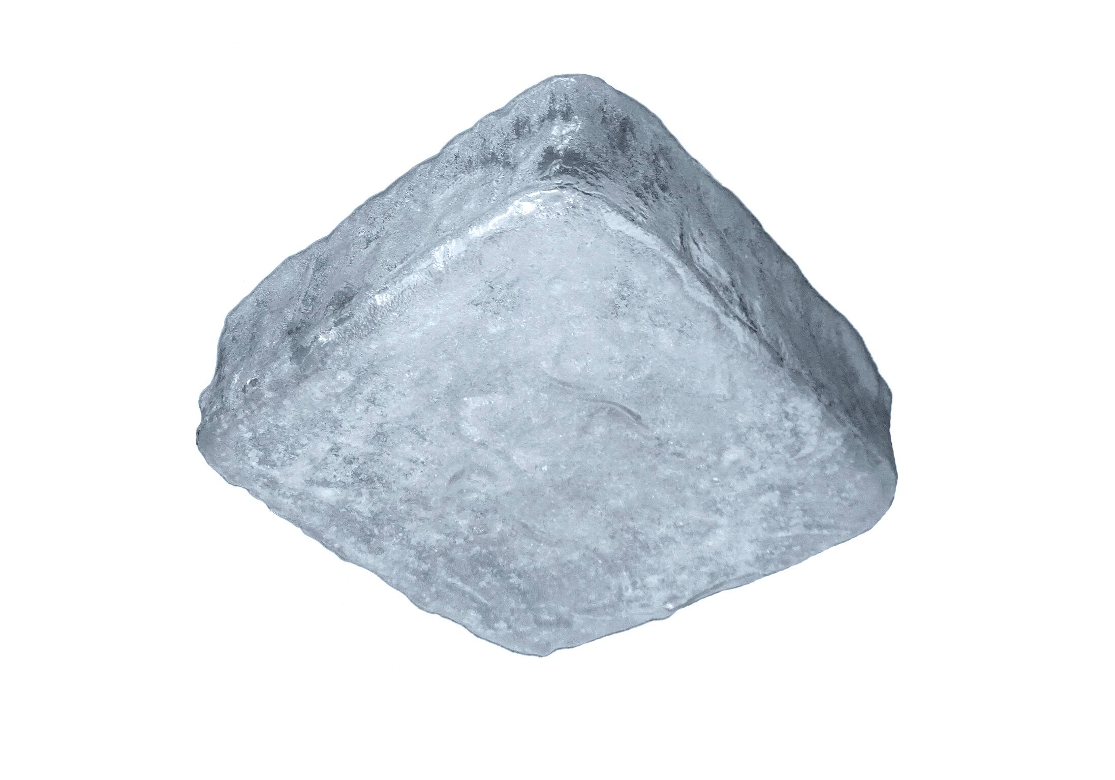 Vintage Brutalist Glass Ceiling Light