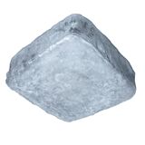 Vintage Brutalist Glass Ceiling Light