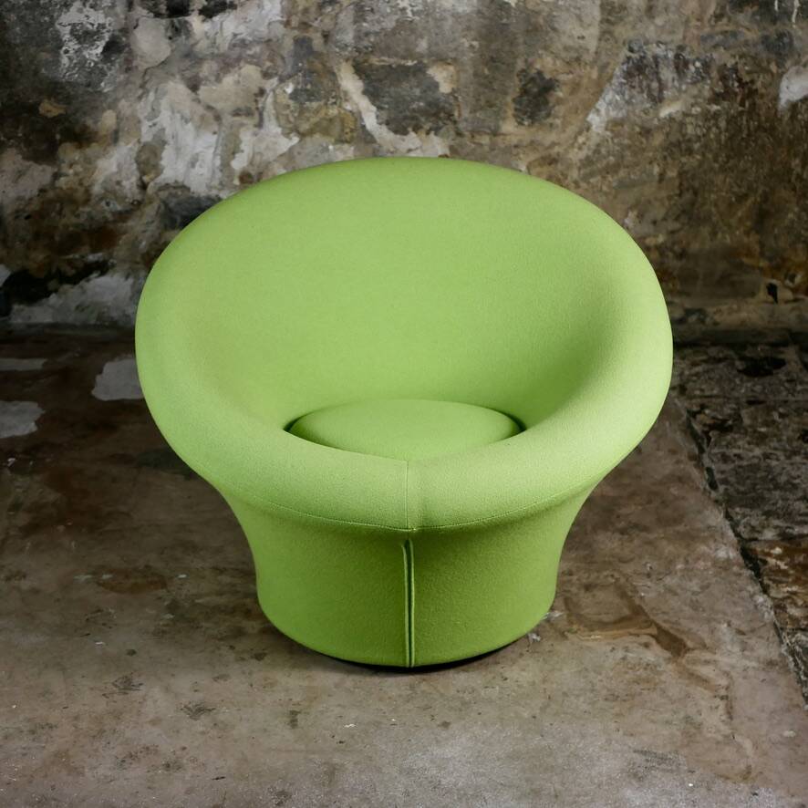 Mushroom armchair and ottoman, Pierre Paulin for Artifort, 1990