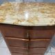 Semainier Louis XV en bois de rose milieu XXeme