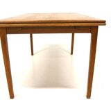 Oak "wallet" dining table, Sweden, 1960s