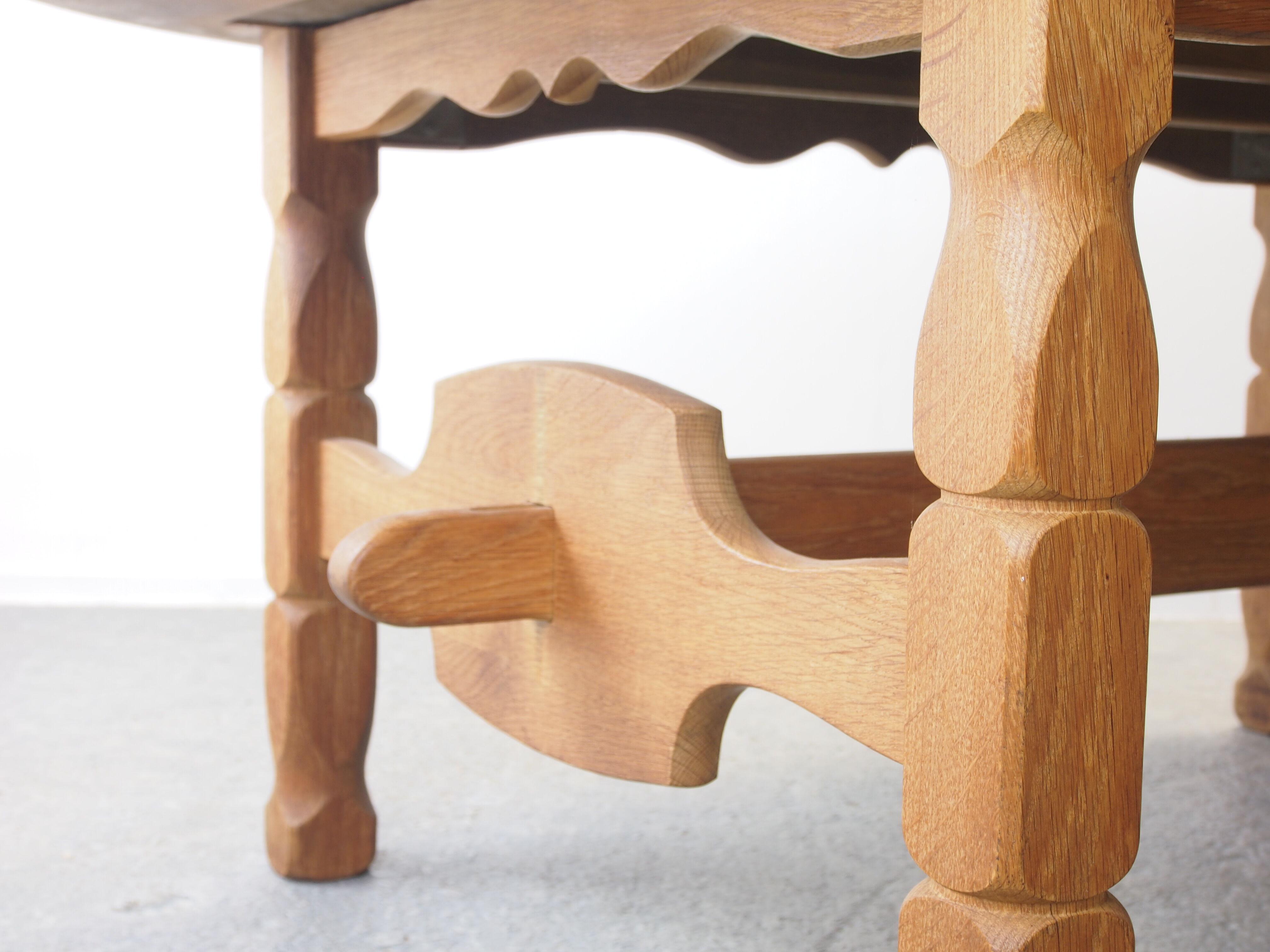 Gangso Scandinavian brutalen coffee table with Poul H. Poulsen Ceramic tiles