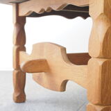 Gangso Scandinavian brutalen coffee table with Poul H. Poulsen Ceramic tiles