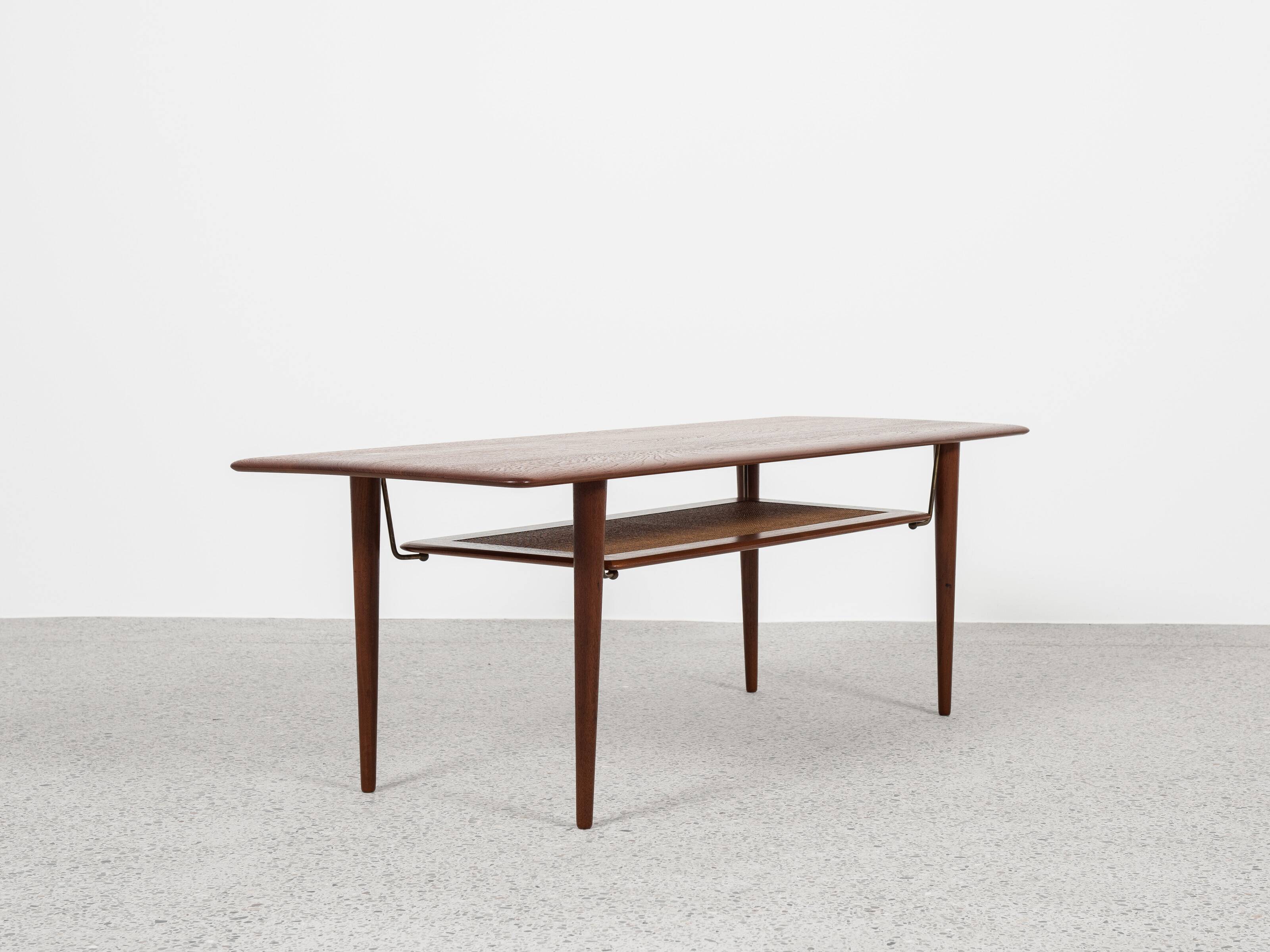 Midcentury Danish Coffee Table in Teak by Peter Hvidt & Orla Mølgaard