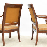 Pair of Empire style armchairs