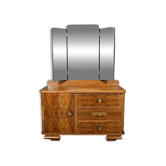 Walnut Veneer Dressing Table, Art Deco - 1930