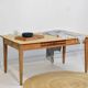 Vintage farmhouse table, oak legs