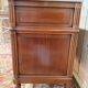 Louis XVI style buffet – Solid mahogany & Carrara marble – Restored