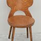 Chaise de bistrot baumann modèle Trèfle 1950