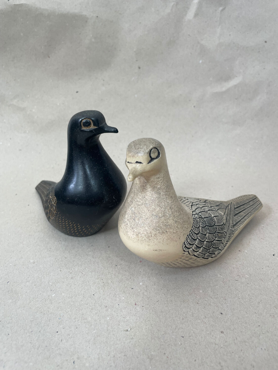 Pair of decorative birds