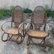 Rattan rocking chair X2 in very good condition.