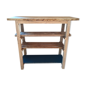 Console en bois brut