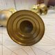 Lot 2 golden candle holders