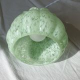 Balladeuse lamp glass of clichy green year 1940