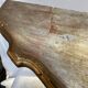 Console murale en bois et stuque dorée ancienne