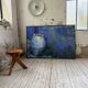 Saunière Audouze XL blue jar painting