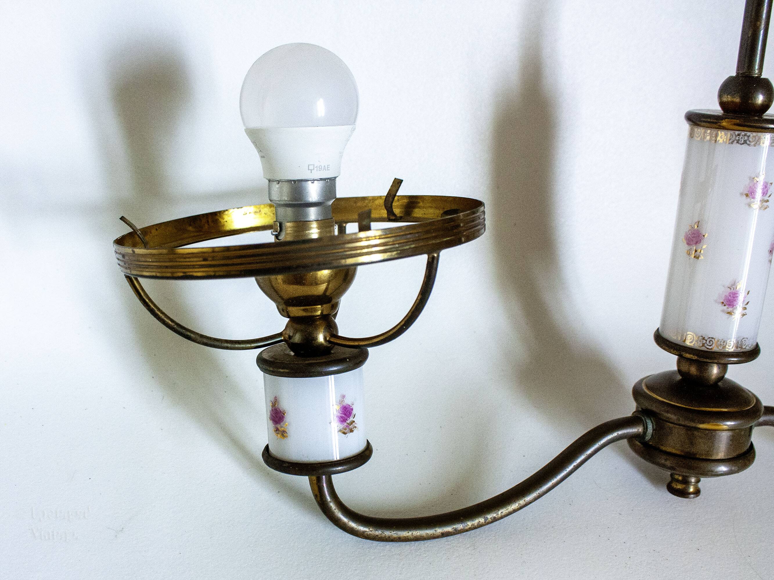Vintage double ceiling light oil lamp style Lighting