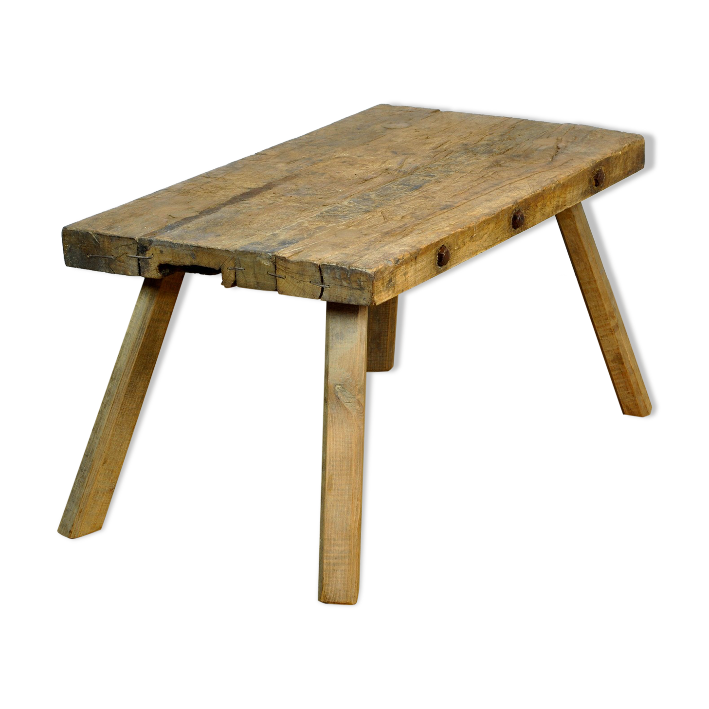 Vintage oak butcher's table/farmtable, 1930s