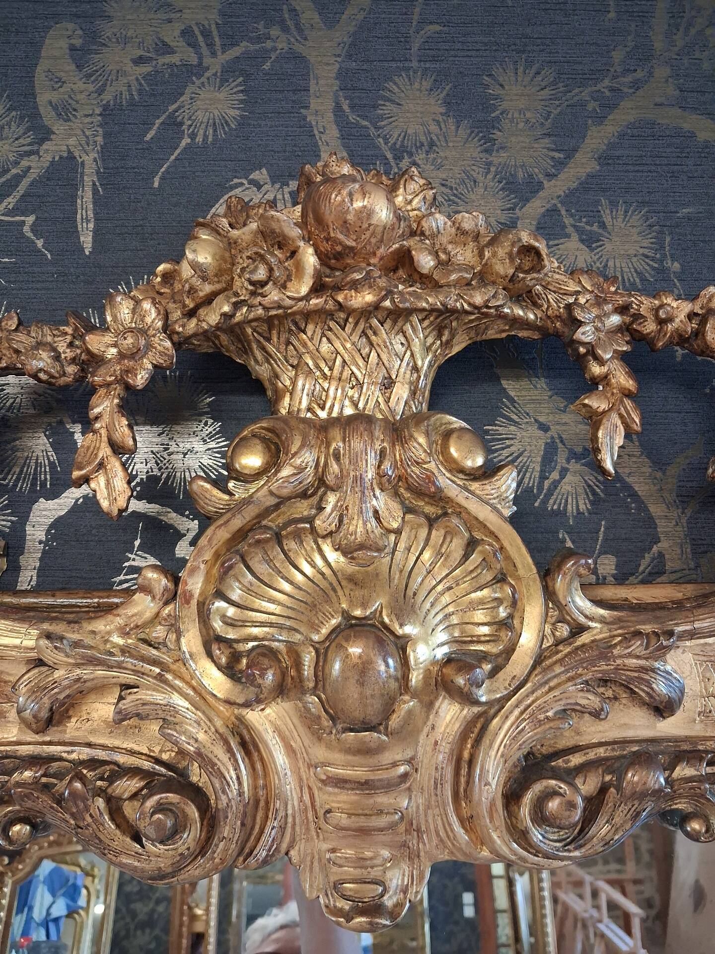Miroir époque XIX 205 x 140