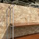 Metal wall shelf